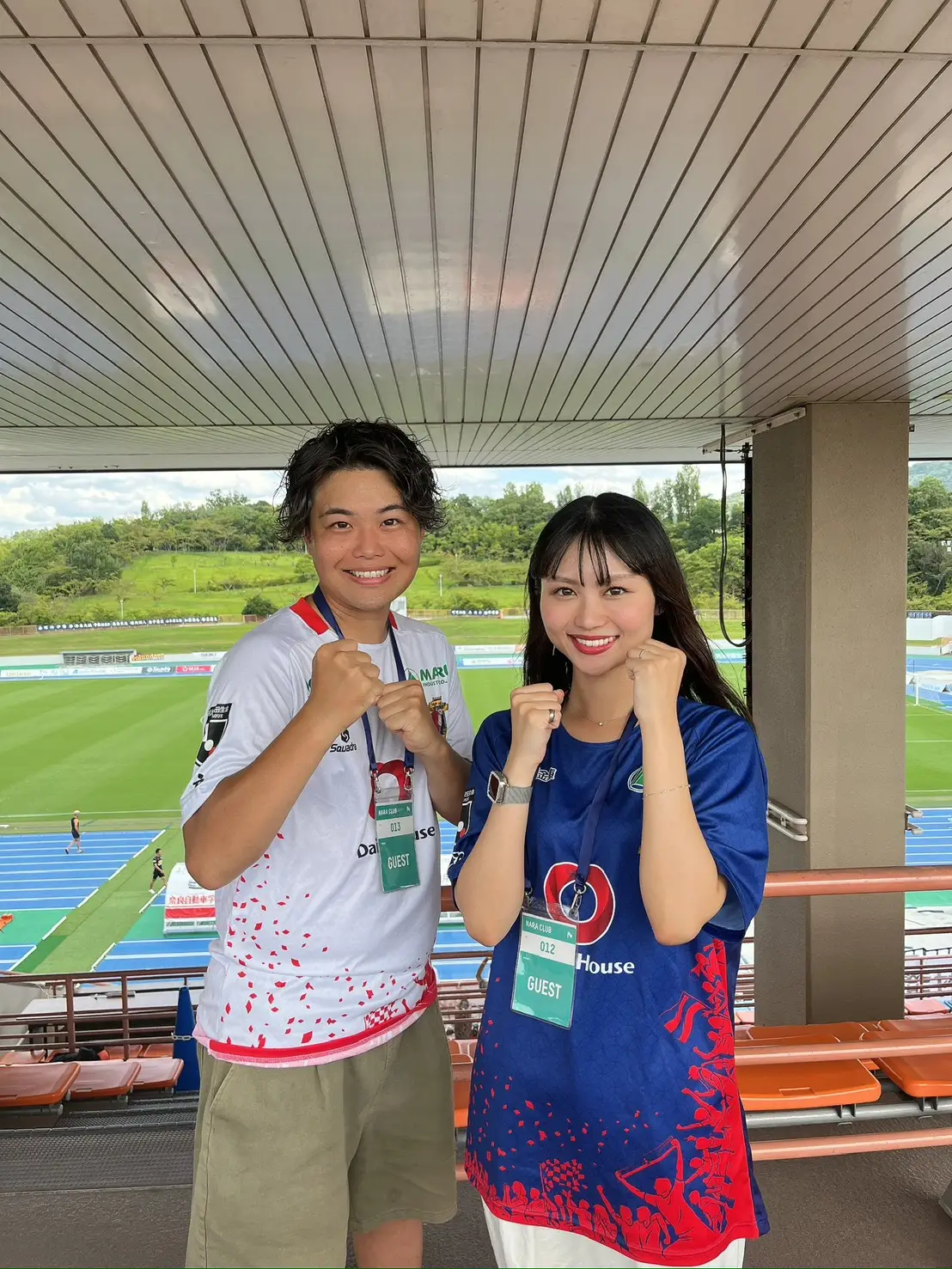 奈良クラブのスタジアムで活動する奈良ランド